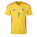 Kolumbien Luis Diaz #7 Heimtrikot Copa America 2024 Kurzarm